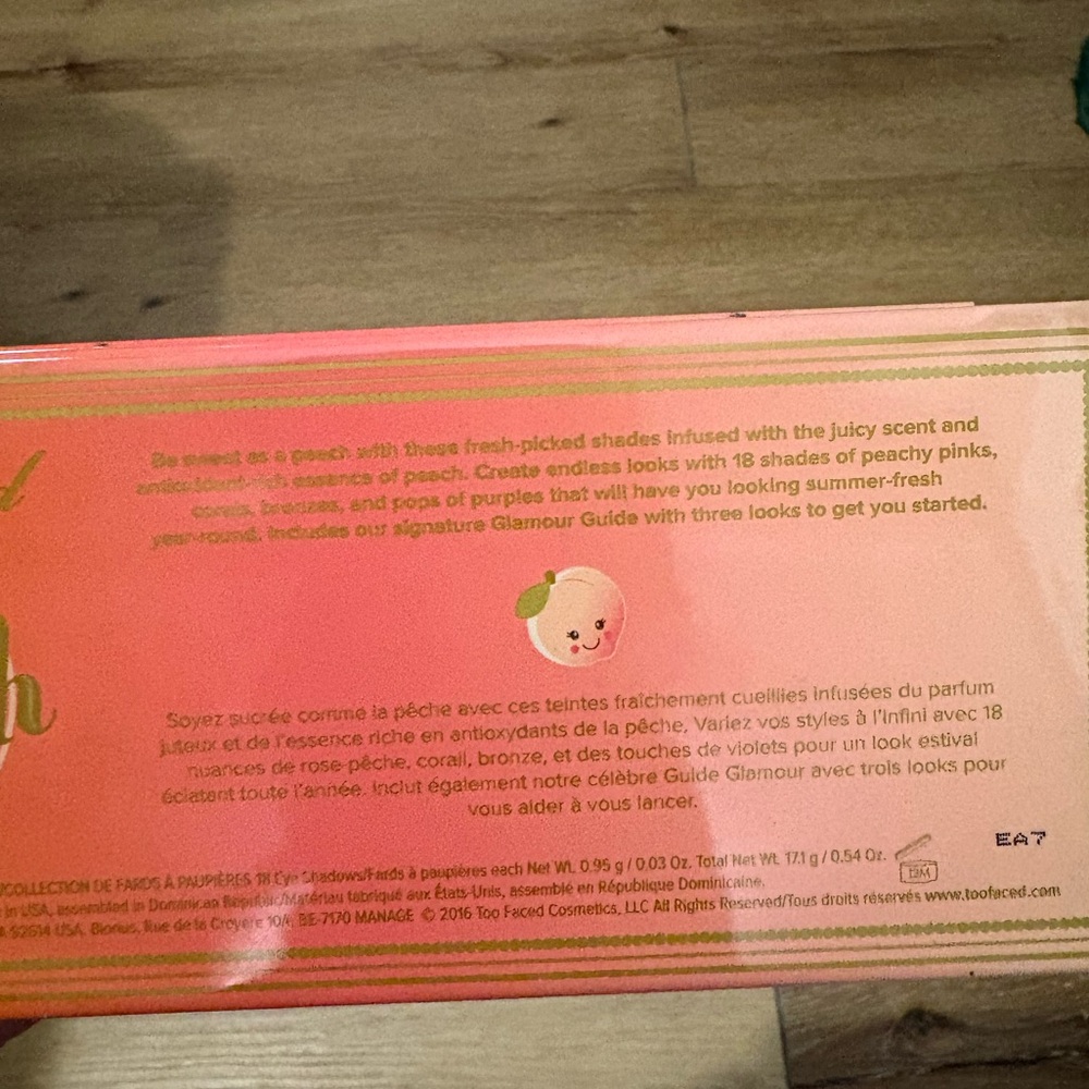 Eyeshadow Palette *3 Piece Featuring: Too Faced Sweet Peach, Tarte, & Revolution - Picture 5 of 13